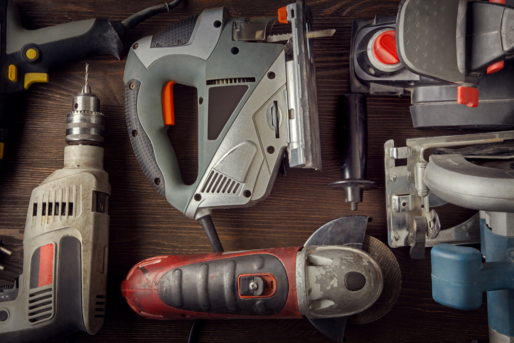 image of various building construction tools