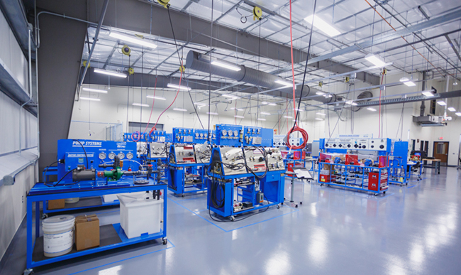 image of the interior of the fort bend machining lab